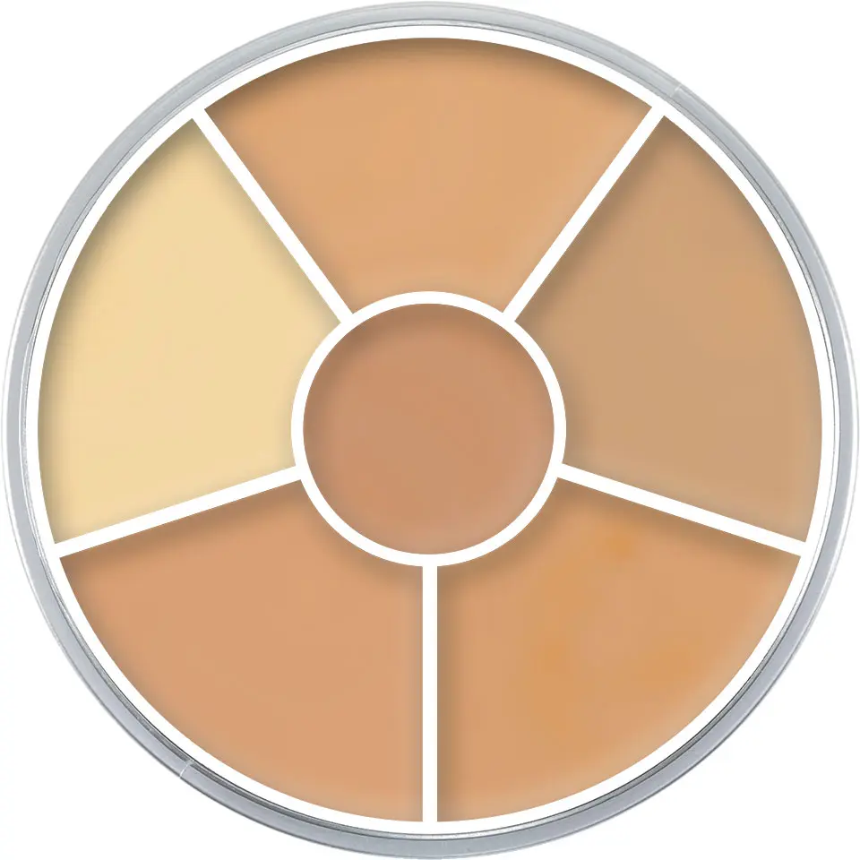 Kryolan High-Coverage Cream Concealer Circle Palette Kryolan High-Coverage Cream Concealer Circle Palette