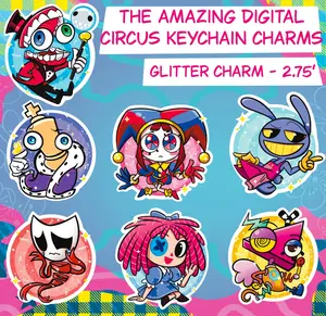TADC: Comfort Characters Digital Circus Lovers Acrlic Keychains, Great For Daily Use Or As Thoughtful Little Gifts For Your Friends And Yourself