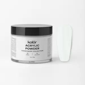 Milky White Acrylic Nail Powder 2oz for Manicure & Nail Art by KolorAcrylic