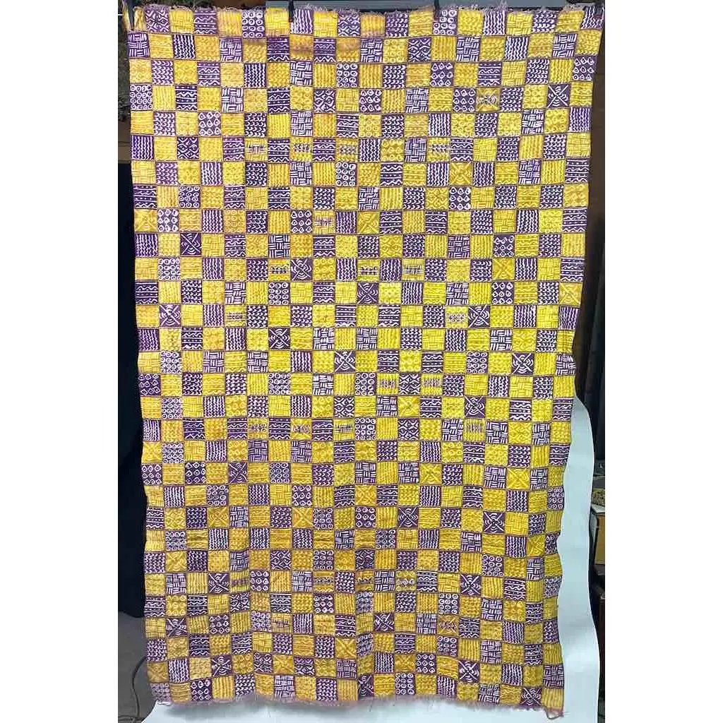 XL Fulani Peulh African Colorful Mudcloth Textile | 78 x 50"