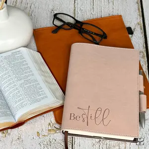SETTINI Be Still Deluxe Refillable Journal Double Pen Holder