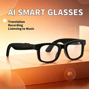 2026 New Multi functional Intelligent AI Camera Glasses, Video Recording & Translation, Wireless Calling, Music Playback, Voice Assistant, Portable Sports Eyewear, Multifunctional Audio Sunglasses, Smart AI Glasses