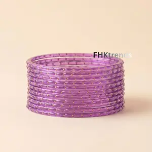 Raindrop Glass Bangles Set Indian 12 Pcs Raindrop Glass Bangles Set Indian 12 Pcs