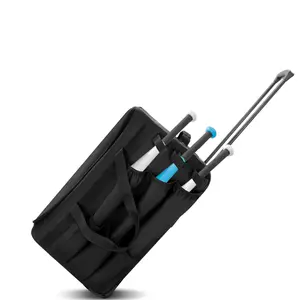 Baseball Bag with Wheels, Rolling Baseball Bag with Wheels, Large Catchers Gear & Equipment Carryall for 4 Bats,Portable Softball Baseball Bat Bag for Youth Adult,Catchers Gear Travel Case with Fence Hook,  Equipment Reinforced Handle, Team-Ready