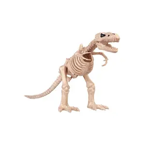 16" T-Rex Skeleton Halloween Decoration