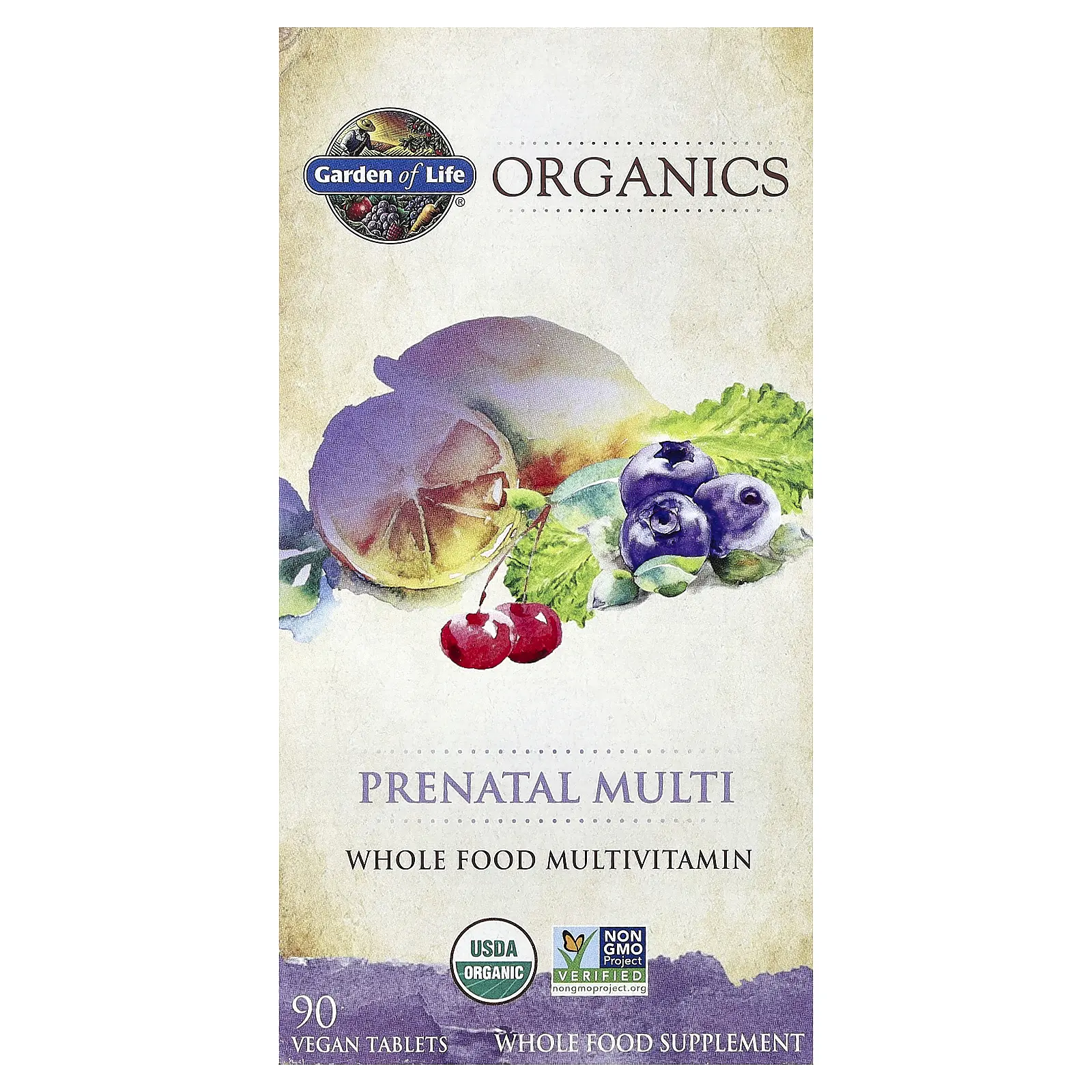 Garden of Life Organics, Prenatal Multi, 90 Vegan Tablets | HSA/FSA Eligible