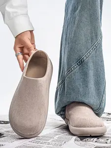 Small Potato big-head shoes Capybara slip-on lazy half slippers, stylish outdoor slip-on flat shoes, slippers