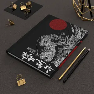 "Japanese Waves" Hardcover Journal Matte