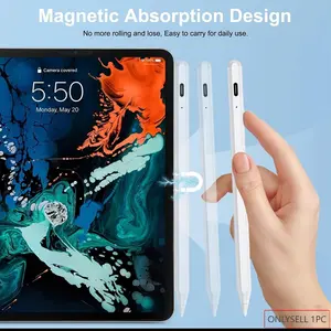 Apple-specific touch pen A hand-written touch pen that can be used for drawing, writing and playing games. For Apple Pencil Palm Rejection Power Display Ipad Pencil Pen For iPad Accessories 2022 2021 2020 2019 2018 Pro Air Mini USB Rechargeable Stylus