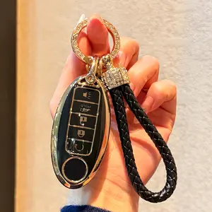 TPU Key Fob Cover fit for Infiniti JX35 Q50 Q60 QX80 for Nissan Altima Murano Pathfinder Maxima Rogue Key Fob