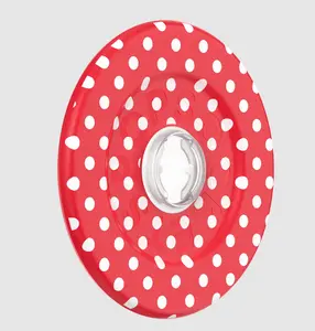 popsockets Polkadot Red MagSafe Round Base