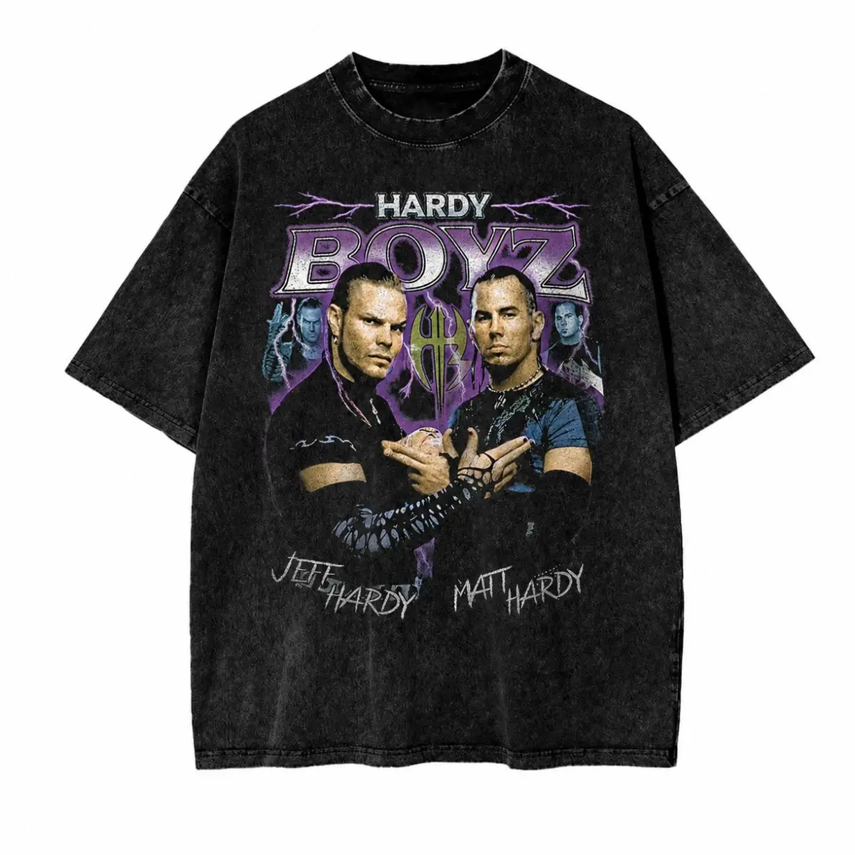 Hardy Boyz Tag Team Champions Wrestling Graphic T-Shirt, Vintage Fan Wash Tee, Sports Apparel, Hoodie, Sweatshirt, Gift for Wrestling Fans