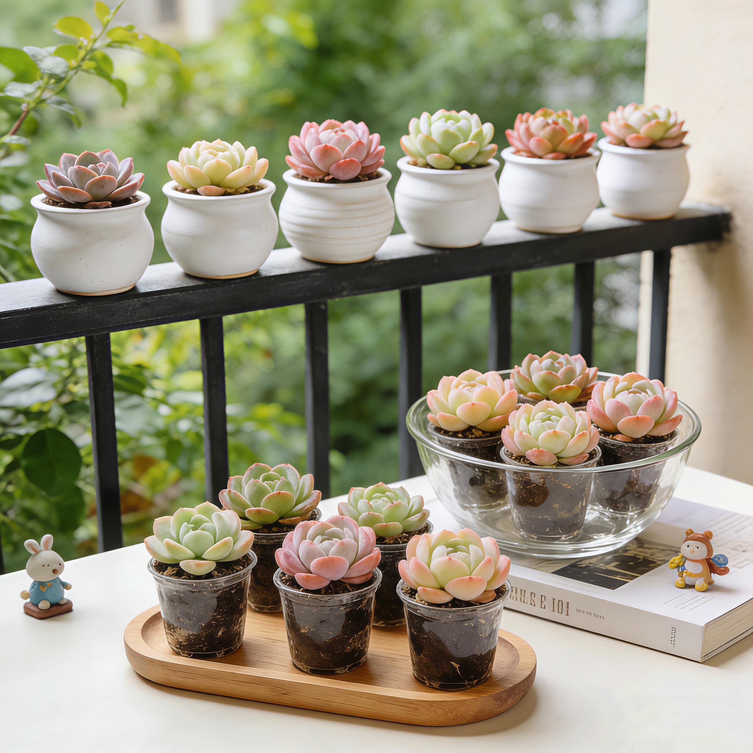15 Rare Succulent Plants Variety Pack — Live Houseplants Collection with Rosettes & Trailing Succulents for DIY Terrarium Garden