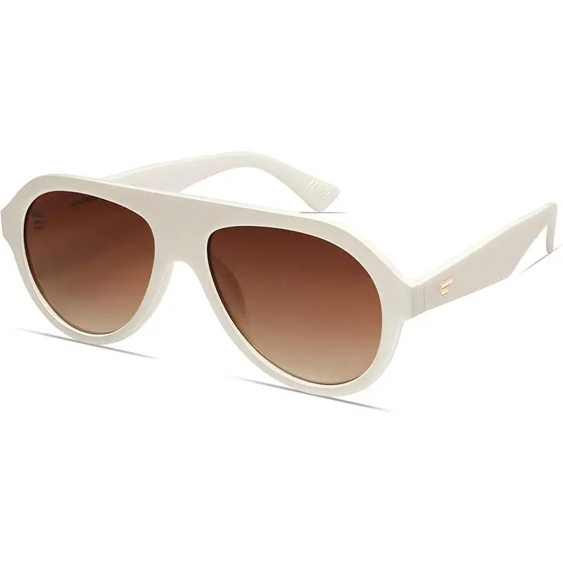 C8 -Polarized Gradient Brown Lens/ Cream