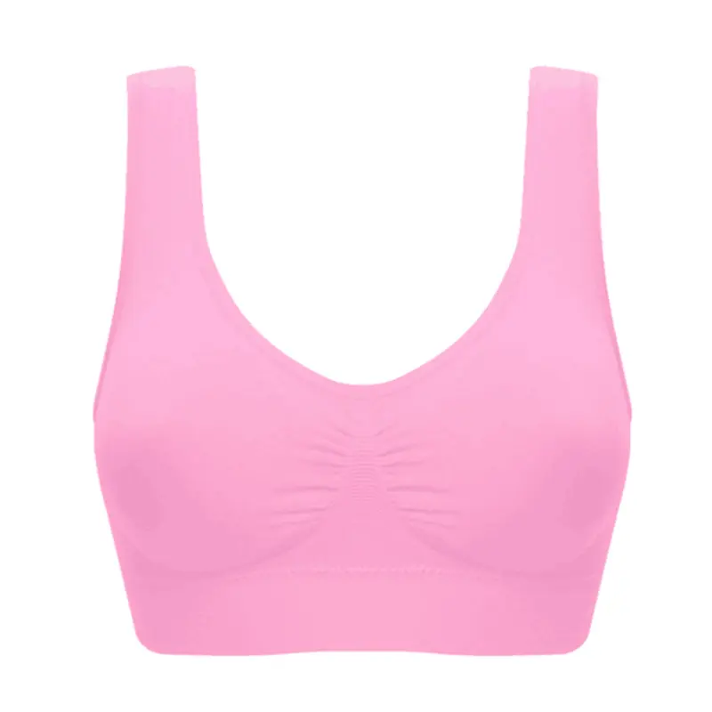 Sports bra, no padding, no underwire, plus size tank top, women's single-layer bra, women's underwear Sports bra, no padding, no underwire, plus size tank top, women's single-layer bra, women's underwear