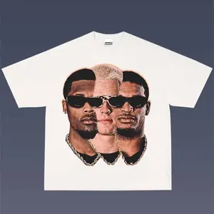 Tee Higgin/ Joe Burrow/ Ja'Marr Chase BENGALS Graphic Tee, Menswear Crew Neck Football Streetwear T-Shirt, Unisex Casual Regular Fit Cotton Tops, Good Vintage Hip-Hop Bold Retro Apparel, Men Round Neck Y2K Sports Tees