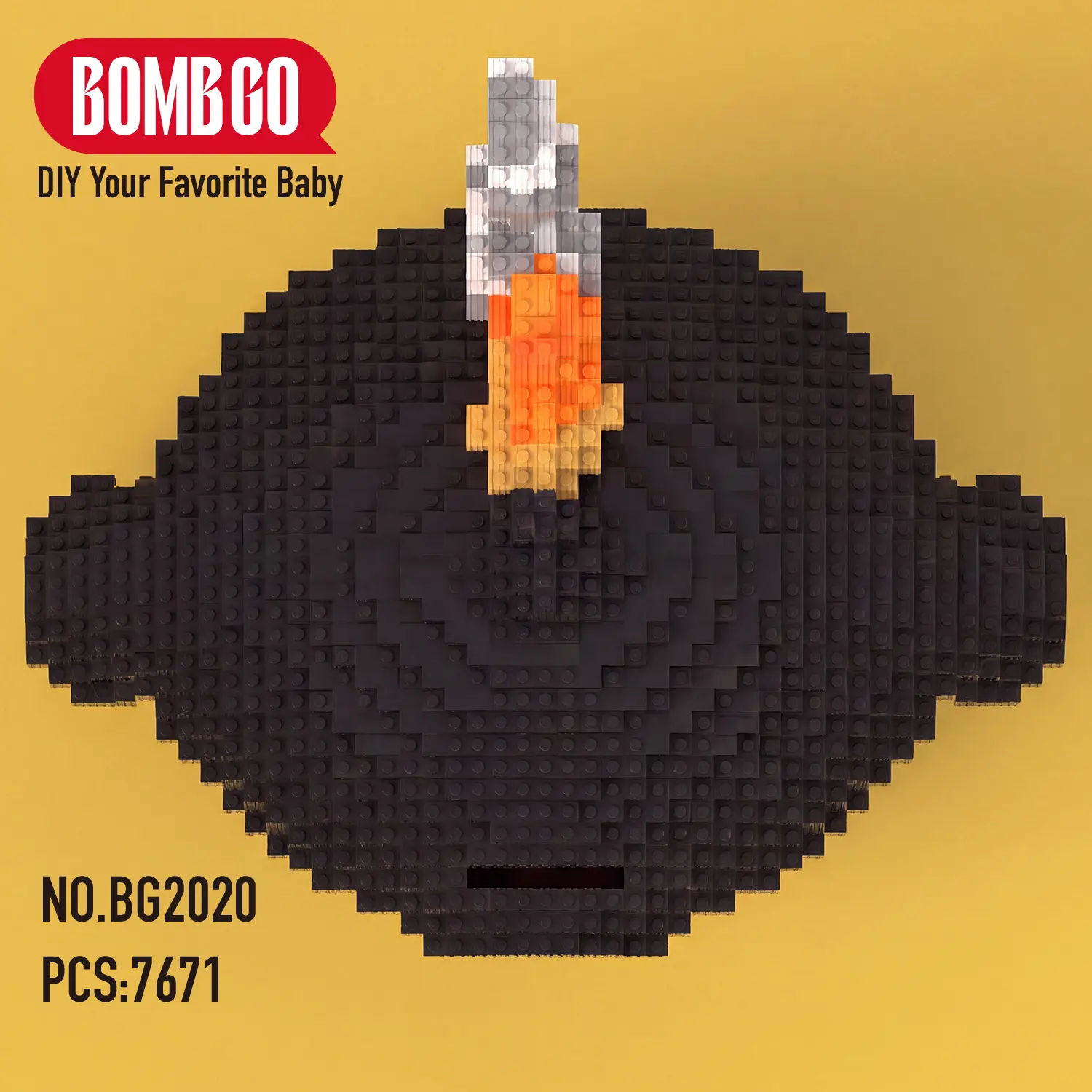BOMBGO Game Series -7671+ PCS Building Block Toys,BG2020 Birthday Gift,Christmas Gift,Educational Building Blocks,Trend Decoration,Cool Gifts,Brick,Family Bonding BlackFriday Christmas
