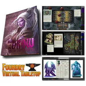 Rise of the Drow Foundry VTT + Hardcover Bundle