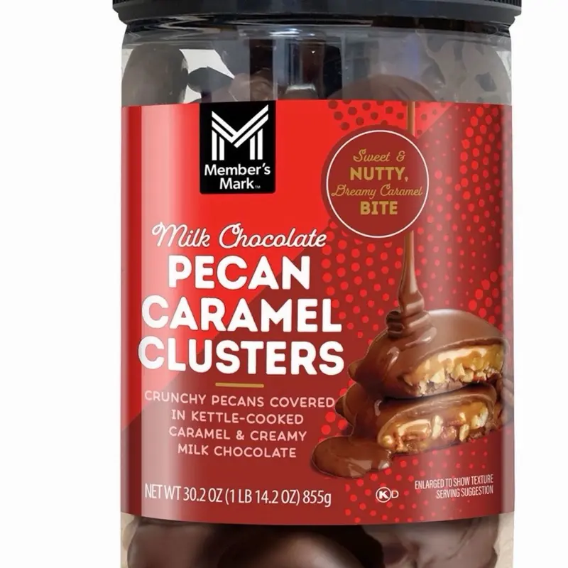 Member's Mark Milk Chocolate Pecan Caramel Clusters, 30.2 oz.