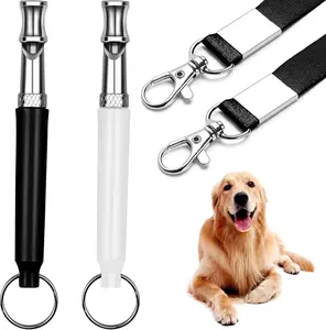 2 Pcs Dog Training Whistles, Professional Recall Dog Training, Adjustable Silent Dog Whistle