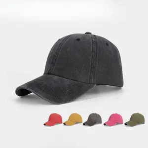 Baseball Cap, Literary Retro Washed Cotton Hat for Men & Women, Japanese Casual Soft Top Versatile Outdoor Sports Dad Hat