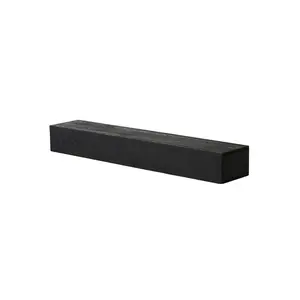 48" Embossed Fireplace Mantel – Western Red Cedar Wall-Mounted Floating Shelf, Rustic Farmhouse Decor for Living Room