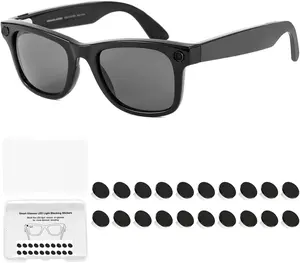 12 Pcs LED Light Blocking & Replacement Covers – Compatible with Meta Smart Glasses (Wayfarer, Skyler, Headliner) & Oakley Meta HSTN, Low-Viscosity Blackout Covers for Display Privacy