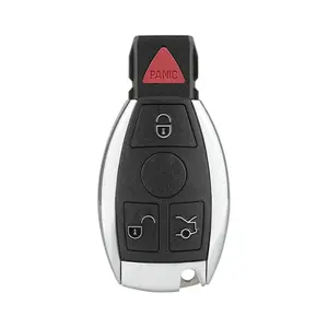 Replacement for Mercedes-Benz Class Keyless Smart Remote Key Fob Case Shell Cover 4 Buttons IYZDC IYZ3312
