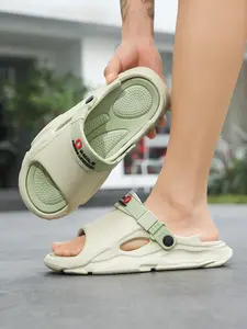 Men's Sporty Breathable Comfortable Clogs, Casual Soft Non-slip Clogs for Beach, Outdoor Sports Sandals for Daily Wear