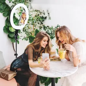 【MothersDayGift】12" Ring Light with 69" Tripod Stand and Phone Holder Kit – Stepless Dimmable LED Fill Light for Recording/Live Streaming/Watching/Cooking/Lash Techs, Spring, Memorial Day, Easter #TikTokShopStockUp #
