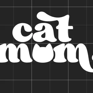 Cat Mom Car Sticker, Vinyl Decal, Car Decor