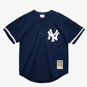 Men's Derek Jeter New York Yankees Navy 1995 Mesh Batting Practice Jersey