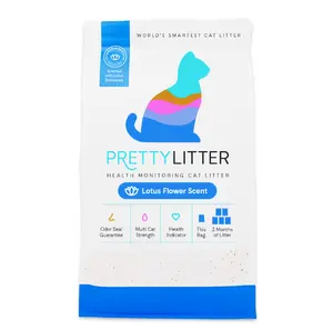 PrettyLitter Health Monitoring Cat Litter, Lotus Flower Scent, 8lb