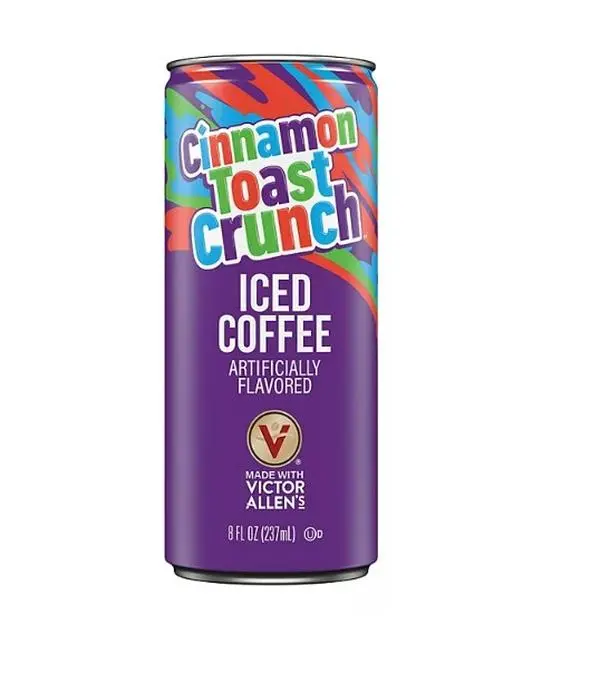 Victor Allen's Cinnamon Toast Crunch Iced Coffee with Real Milk and Arabica Beans, Ready-to-Drink Can - 100 Calories