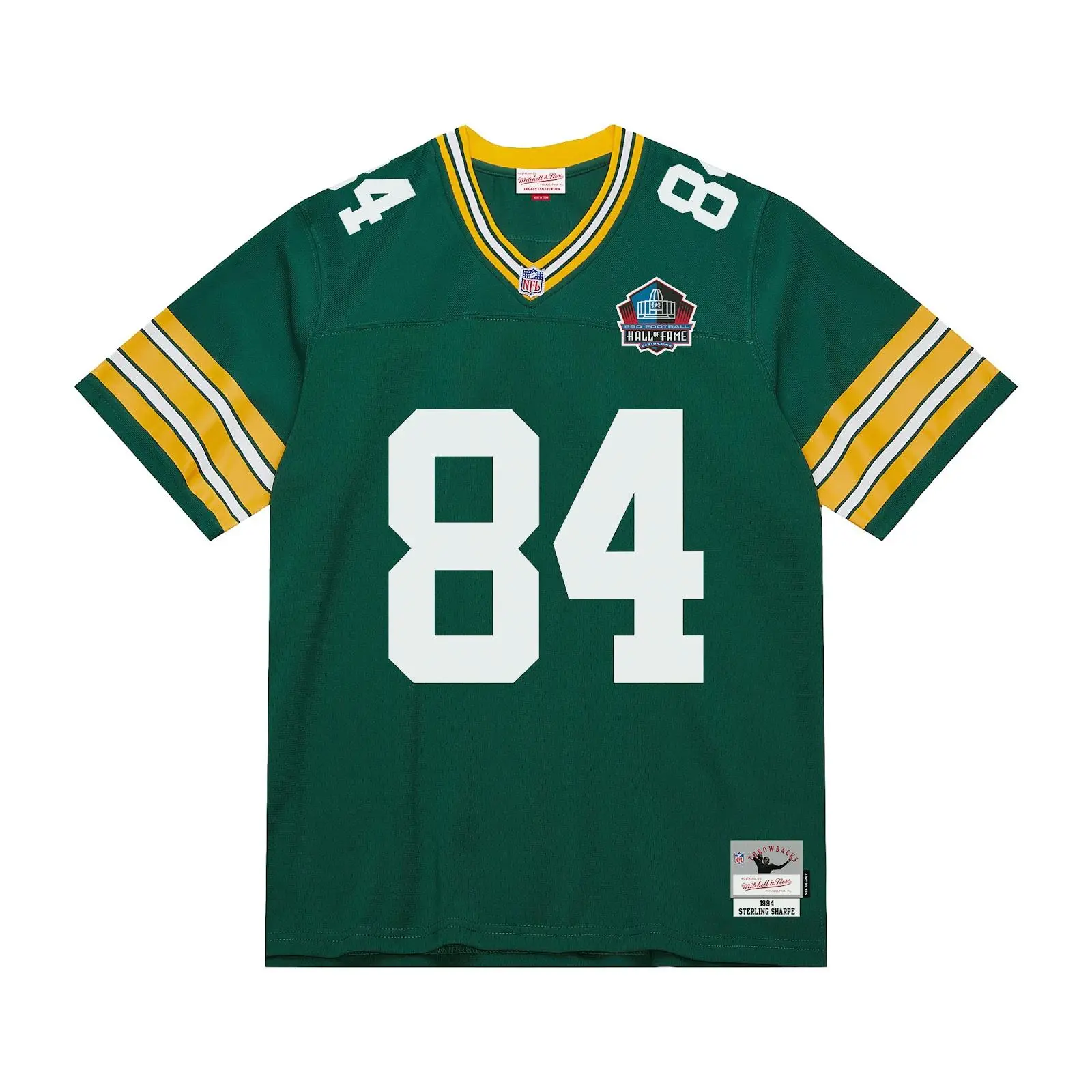 Sterling Sharpe Green Bay Packers 1994 Green Legacy Jersey NFL Throwback Mitchell & Ness Sterling Sharpe Green Bay Packers 1994 Green Legacy Jersey NFL Throwback Mitchell & Ness