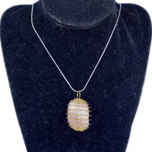 Strawberry Quartz Gemstone Necklace