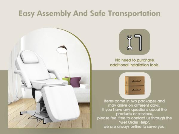 Massage Table Electric Height Adjustable Massage Bed Massage Bed Facial Bed Lash Bed for Eyelash Extensions Salon Chair