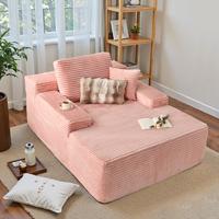 Pink Plush Corduroy