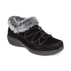 Aetrex Chrissy Winter Slip-On - Black | Women's Orthotic Boots for Foot Pain Relief & All-Day Comfort