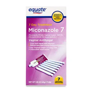 Equate Miconazole 7 Day Vaginal Treatment Cream with Disposable Applicators, 1.59 oz