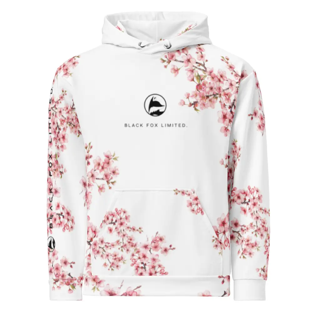 Sakura Cherry Blossom JDM Hoodie — Streetwear Edition | Black Fox