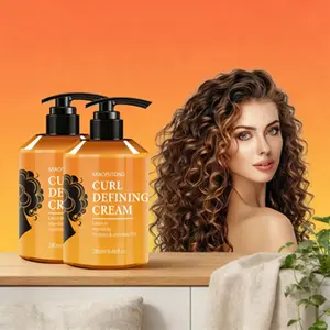 Volume Puff Moisture Lock Curl Cream, Curly Hair Product, No Wash Hair Oil Essence Lotion, Repair Damaged Dry Frizzy Hair, Long-Lasting Hold, Unisex Hair Care