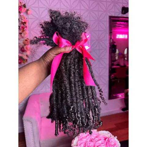 Human Hair Loc Extensions 1 Bundle(20 locs)
