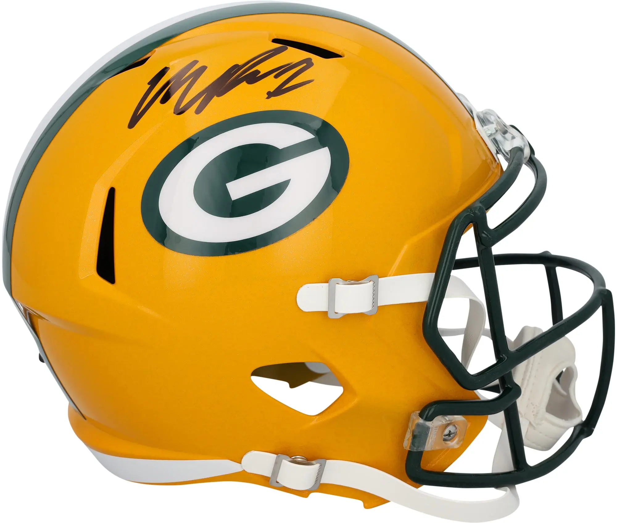 Micah Parsons Green Bay Packers Autographed Riddell Speed Replica Helmet - Fanatics Authentic Certified