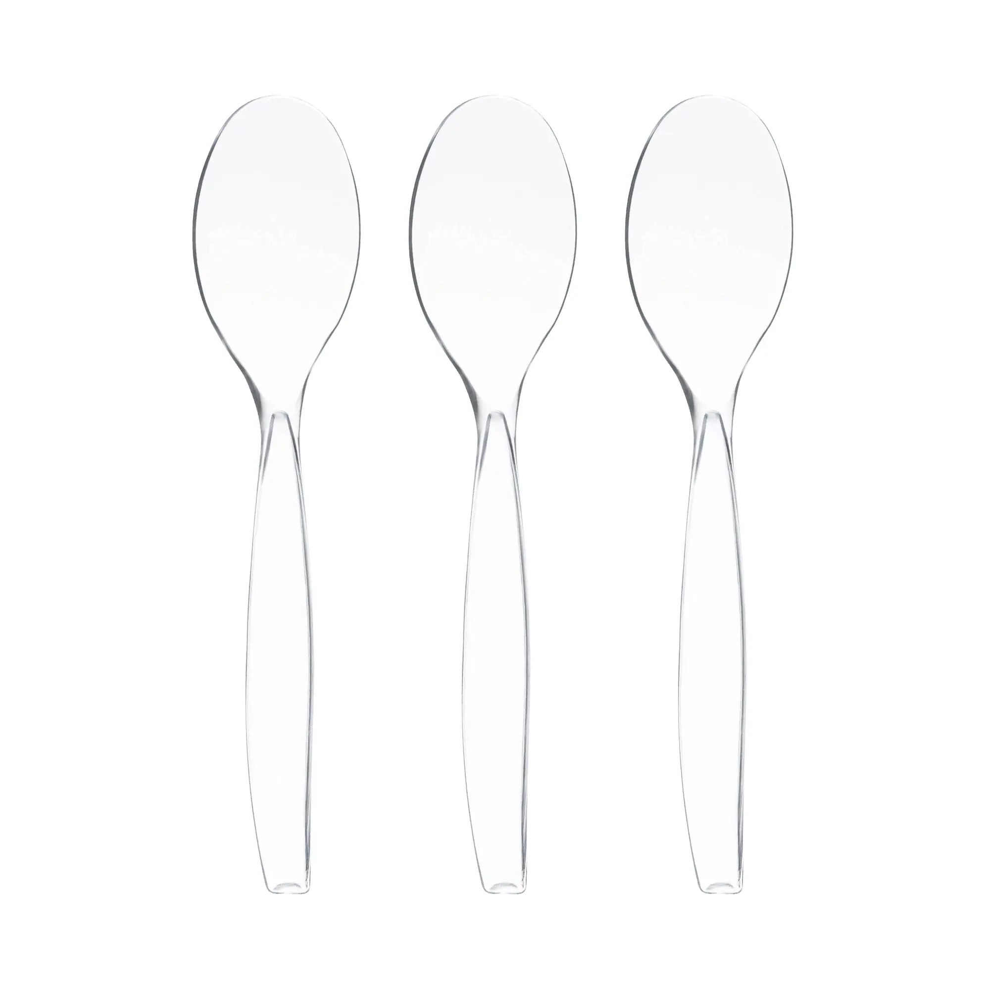 Clear Disposable Plastic Serving Spoons