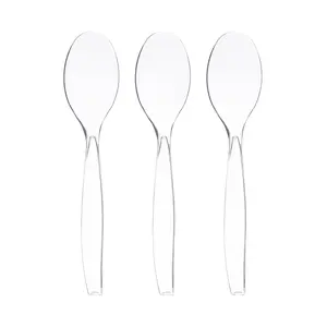 Clear Disposable Plastic Serving Spoons