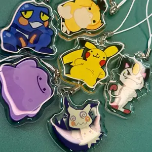 Pokémon 1.5” Acrylic Charms w/ Double Sided Epoxy: Extra Mons!