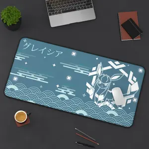 [SALE UP TO 45%] Glaceon Icetype - Mousepad, Giant Mouse Pad, Large Gamer Pad, Gift for PKM and Anime Fans, TCG Playmat -