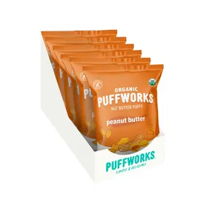 Puffworks Organic Peanut Butter Puffs (Various Flavors)