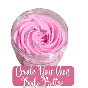 Create Your Own Whipped Body Butter! Handmade 2 oz Shea & Mango Butter Body Frosting. All Natural Non Greasy Emulsified Body Butter gournand scent